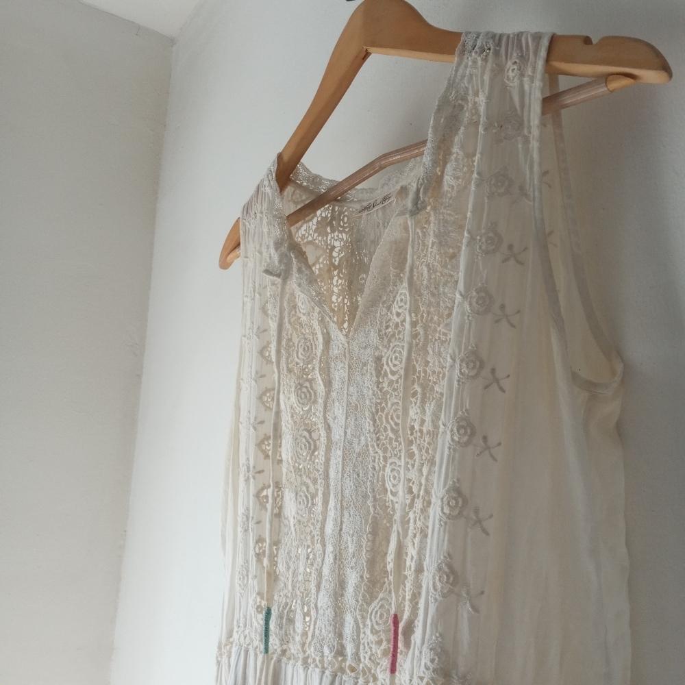 LoveShackFancy Small Embroidered Lace Dress - Picture 11 of 15
